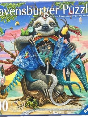 Ravensburger Colorful Blue Sloth Fantasy Puzzle
